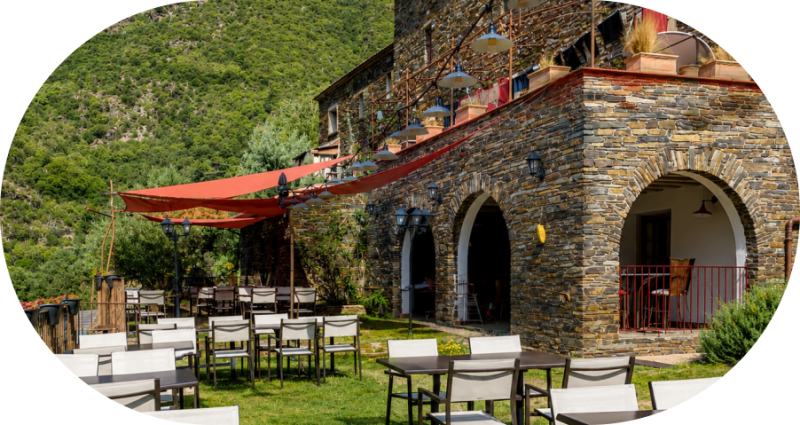 Le restaurant - Auberge Du Mas De Daumet - restaurant SAINT-MARTIAL - Restaurant Cévennes - Auberge Cévennes - restaurant sympa SAINT-MARTIAL